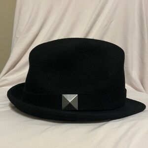 Black wool Fedora